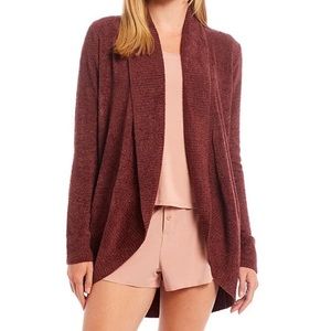 Barefoot Dreams Rust CozyChic Lite Cardi, NWOT